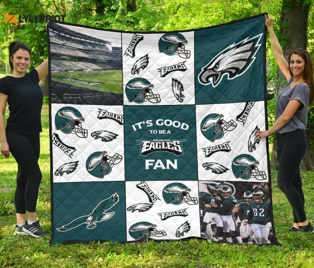 Its Good To Be A Philadelphia Eagles Fan 3D Full Printing Quilt 9983 , Soft Quilt, King Size, All Season Cozy Quilt QB0901