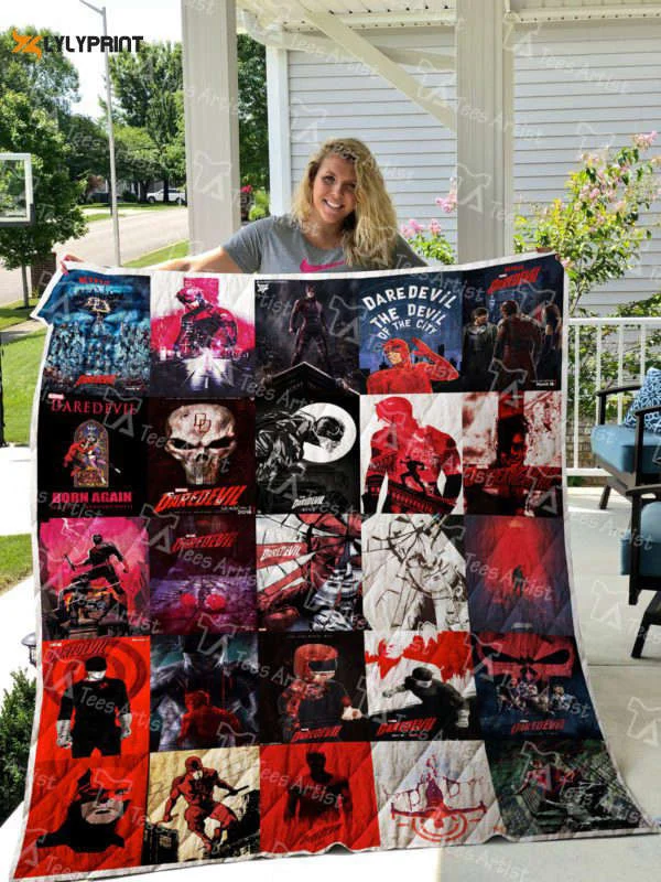Daredevil Quilt Blanket For Fans Home Decor Gift , Soft Quilt, King Size, All Season Cozy Quilt QB0901