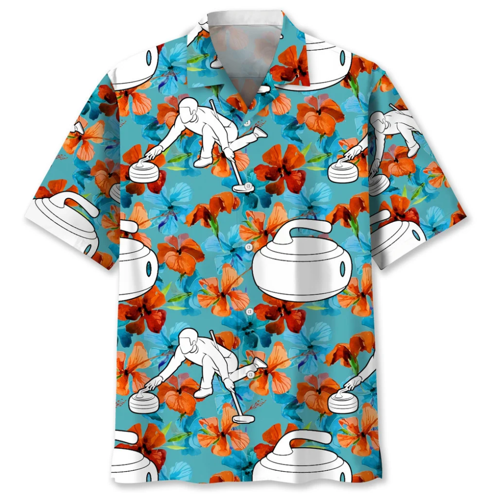 Curling Nature Tropical Hawaiian Shirt, Gift For Men Women HW0601