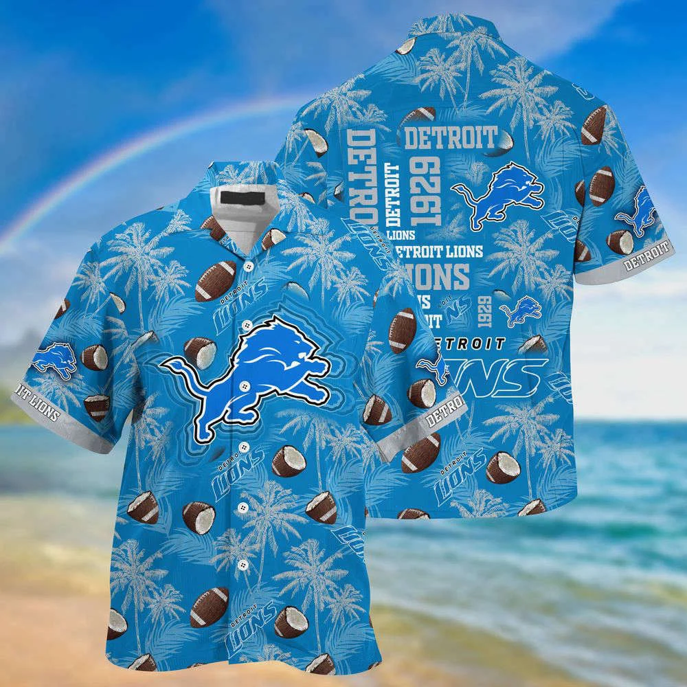 Detroit Lions NFL-Hawaii Shirt New Gift For Summer HW0601