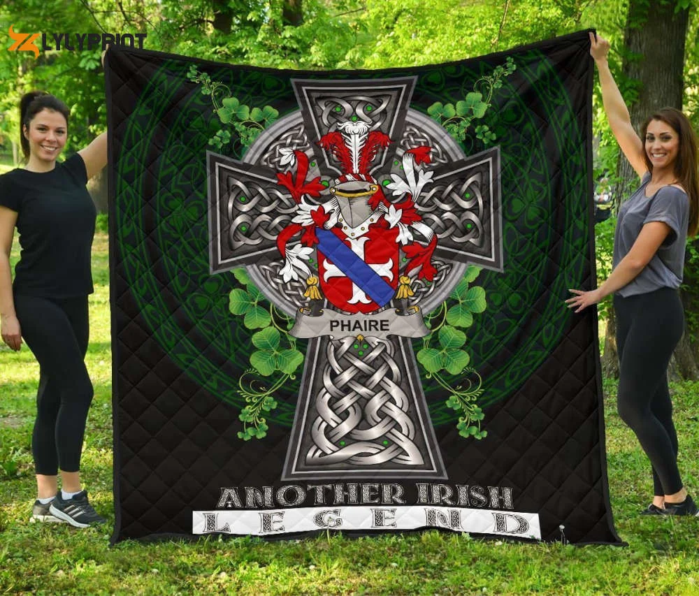 Phaire Ireland Irish Legend 3D Customized Quilt , Soft Quilt, King Size, All Season Cozy Quilt QB0901