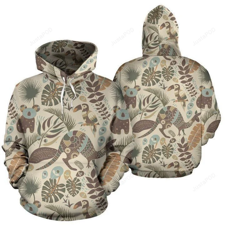 Australia Animal Cream 3D All Over Printed Hoodie, Zip- Up Hoodie HZ0501