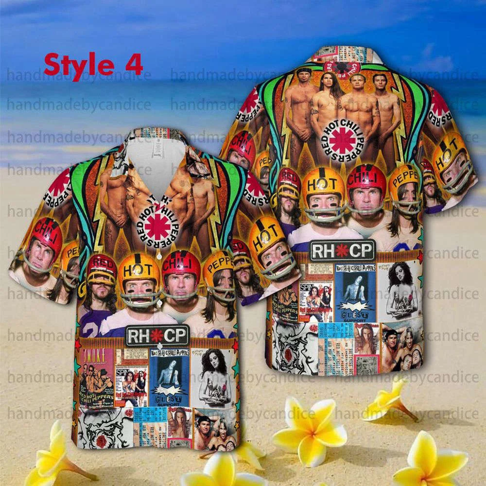 Red Hot Chili Peppers Hawaiian Shirt, Gift For Men Women HW0601
