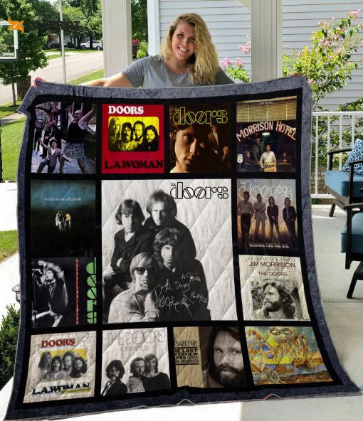 The Doors 1 Quilt Blanket For Fans Home Decor Gift , Soft Quilt, King Size, All Season Cozy Quilt QB0901