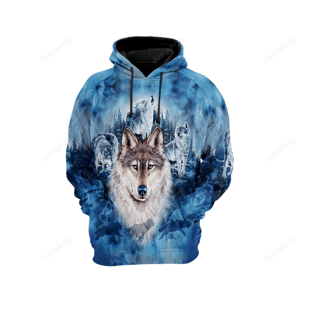 Native Wolf 3D All Over Print Hoodie, Zip-up Hoodie HZ0501