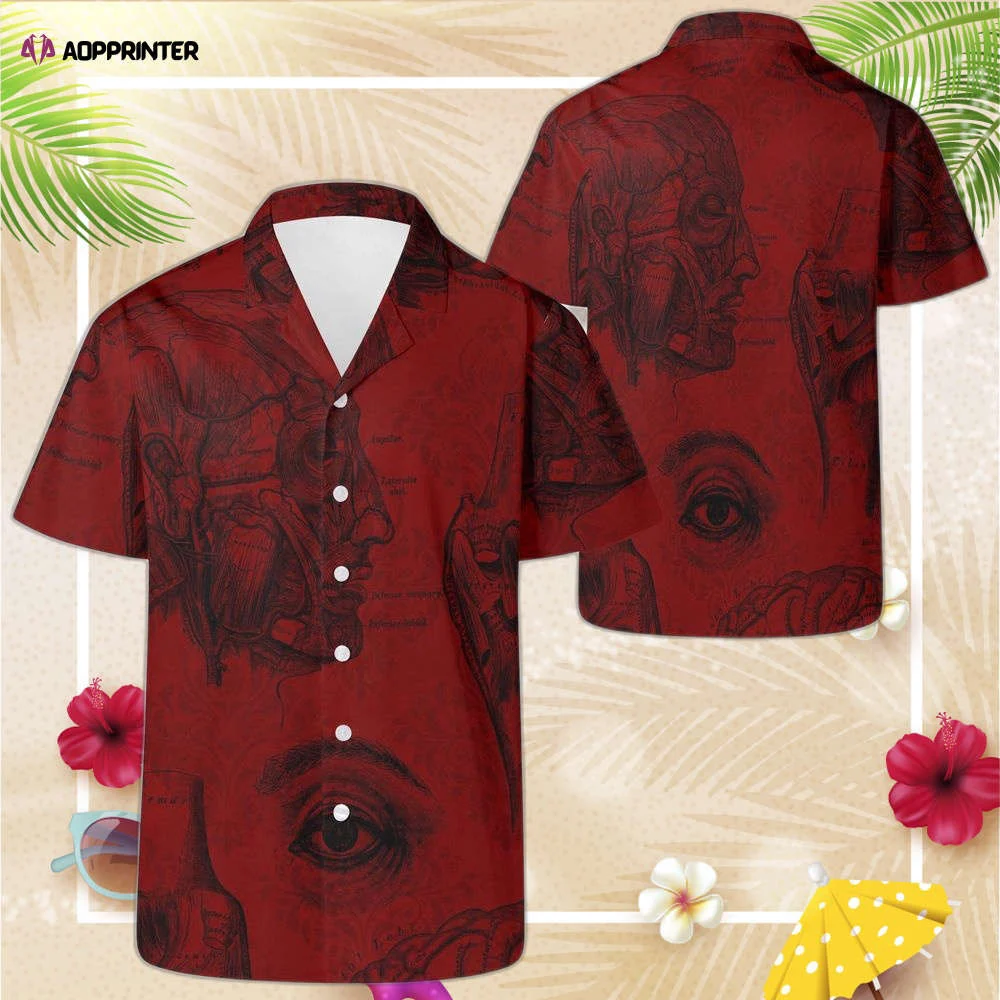 Dracula Vampire Heart Hawaiian Shirt, Horror Aloha Shirt, Gift For Men Women HW0601
