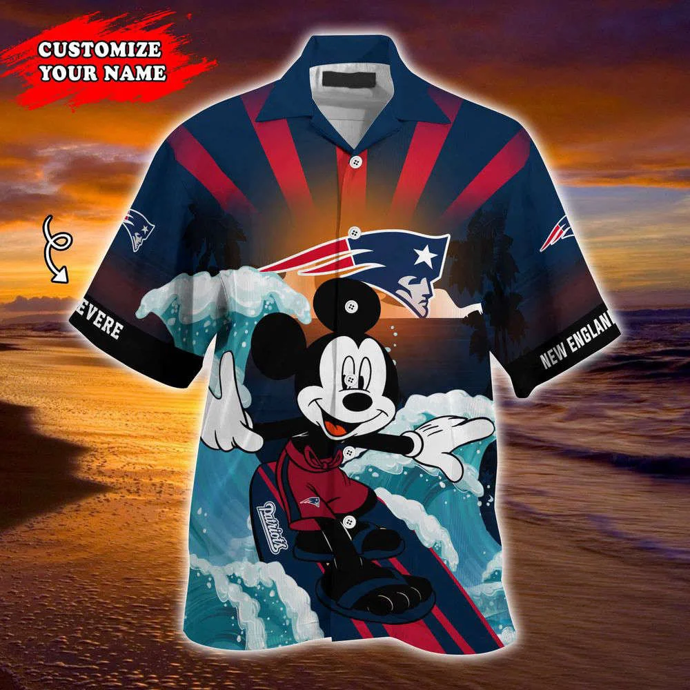 New England Patriots NFL-Summer Customized Hawaii Shirt For Sports Fans HW0601