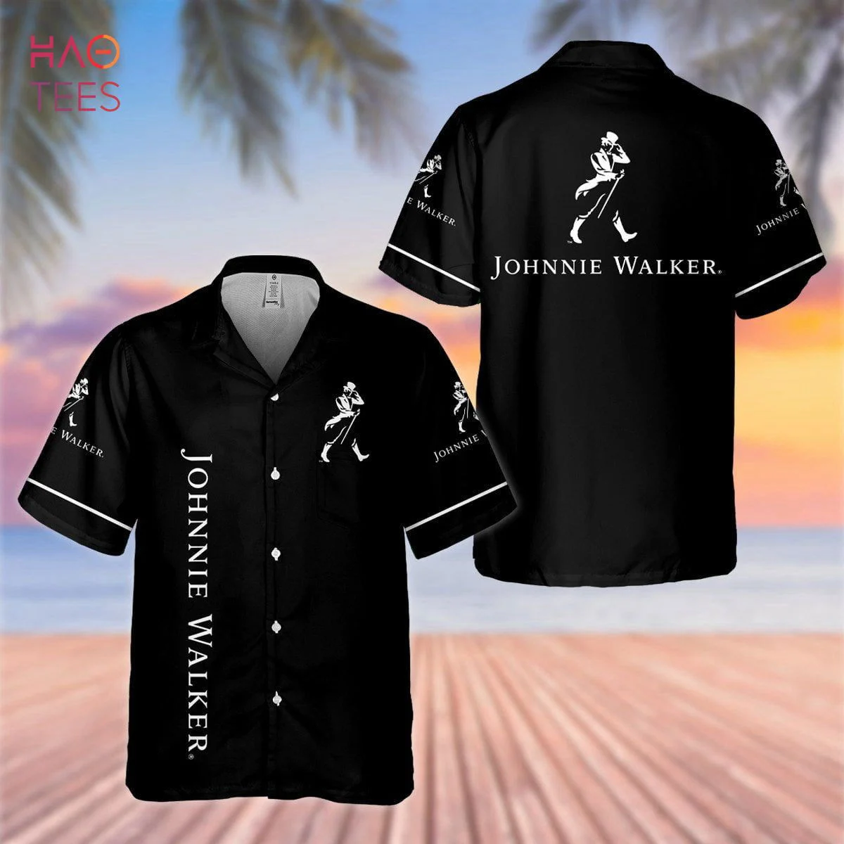 Johnnie Walker All Over Print 3D Hawaiian Shirt HW0601