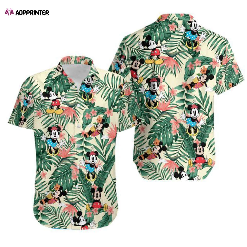 Mickey Hawaiian Shirt, Disney Hawaiian Shirt, Aloha Hawaiian Shirt, Vacation Hawaiian Shirt HW0601