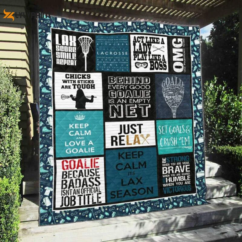 Lacrosse Version 3D Customized Quilt , Soft Quilt, King Size, All Season Cozy Quilt QB0901