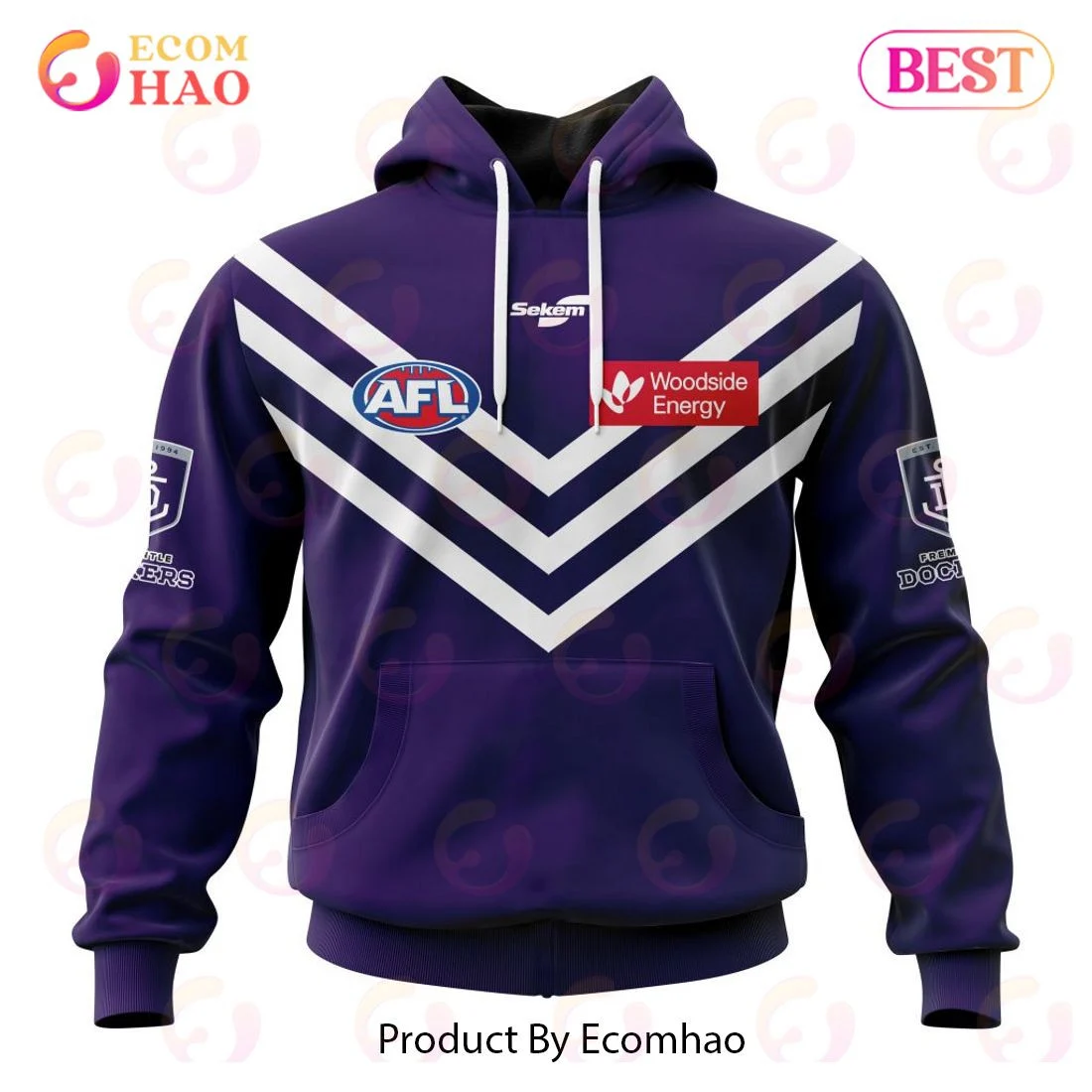 AFL Fremantle Dockers Home Kits 2023 3D Hoodie, Zip Hoodie, Man - Women, Warm, Premium Quality HZ0501
