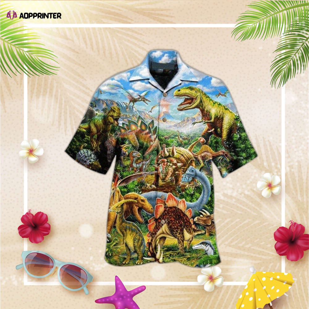 Dinosaurs Jurassic World Hawaiian Shirt, Gift For Men And Women HW0601