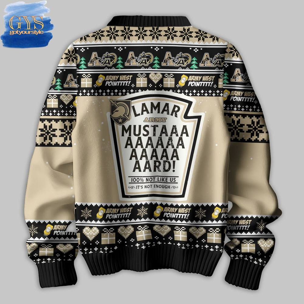 Army West Point x Kendrick Lamar Mustard Limited Edition Sweater , Cozy Soft Unisex Pullover SW0601