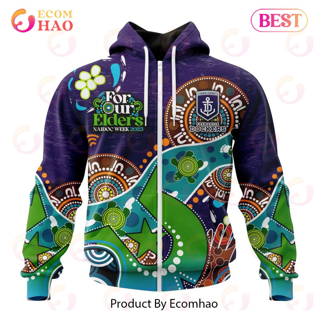 AFL Fremantle Dockers Special Design For NAIDOC Week For Our Elders 3D Hoodie, Zip Hoodie, Man - Women, Warm, Premium Quality HZ0501