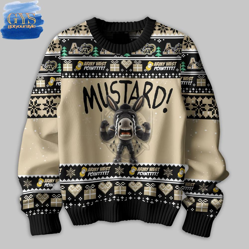 Army West Point x Kendrick Lamar Mustard Limited Edition Sweater , Cozy Soft Unisex Pullover SW0601