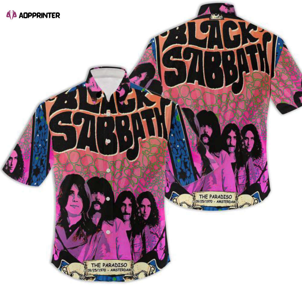 Black Sabbath Beach Hawaiian Shirt Summer Trending Gift 2023 HW0601