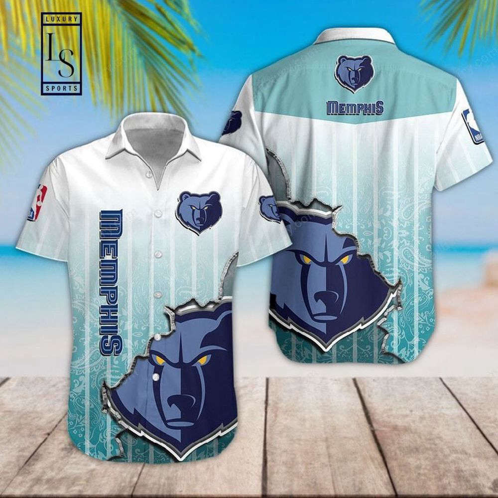 NBA Memphis Grizzlies Hawaiian Shirt, Gift For Men Women HW0601