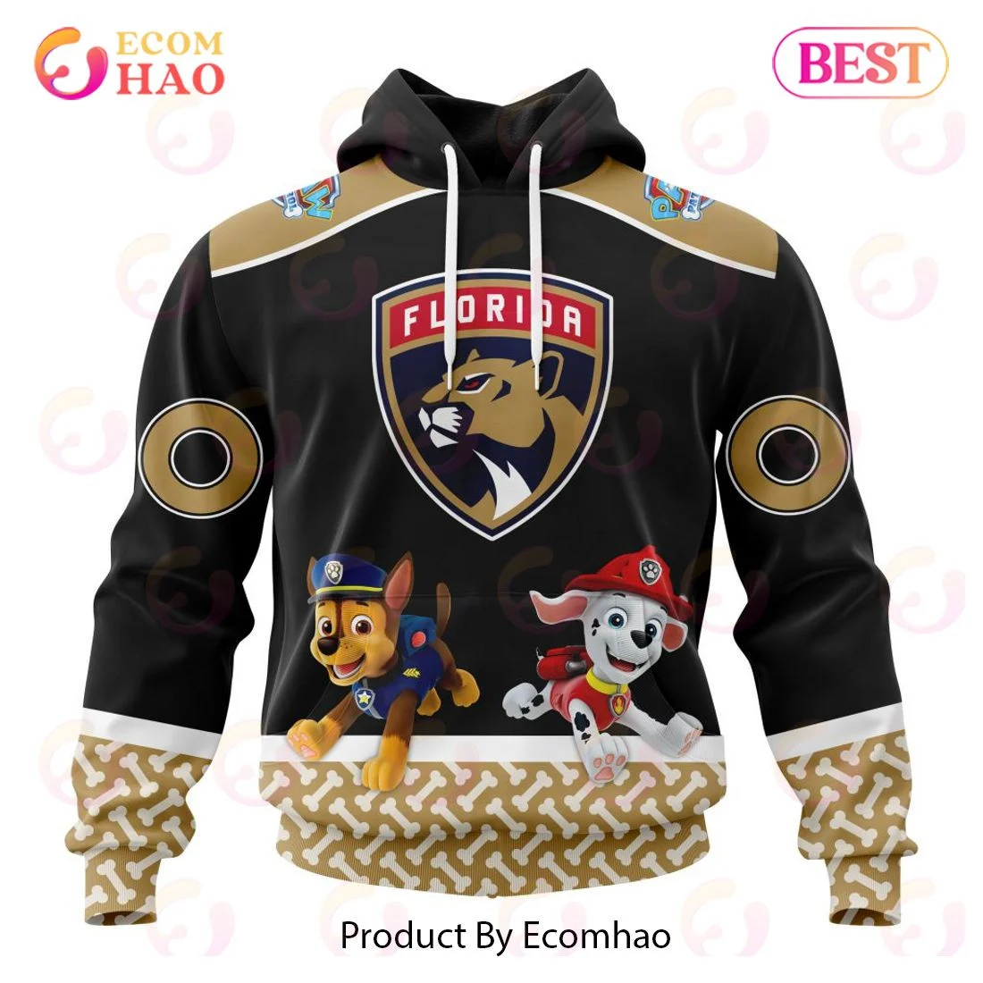 Florida Panthers Special Paw Patrol Design 3D Hoodie, Zip Hoodie, Man - Women, Warm, Premium Quality HZ0501