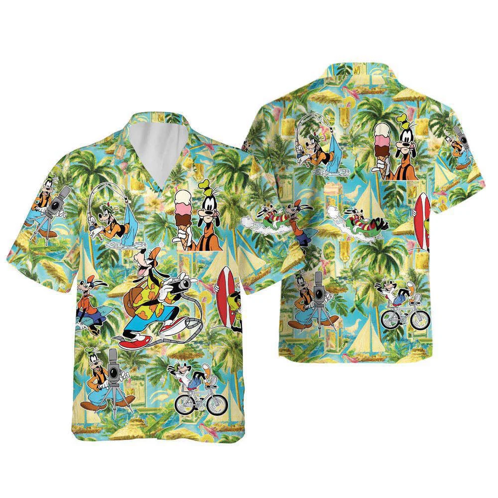 Goofy Summer Hawaiian Shirt, Disneyland Beach Hawaii, For Men Women Shirt, For Men Women HW0601