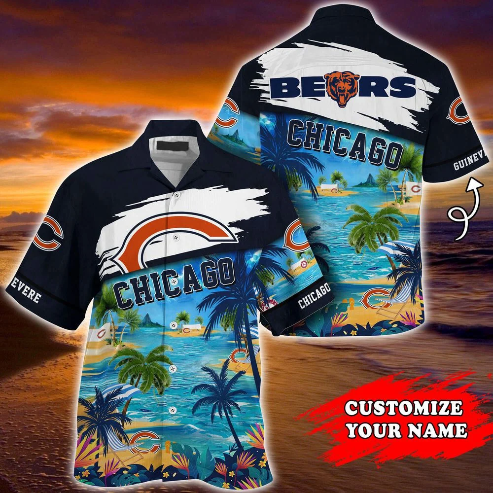 Chicago Bears NFL-Customized Summer Hawaii Shirt For Sports Fans HW0601