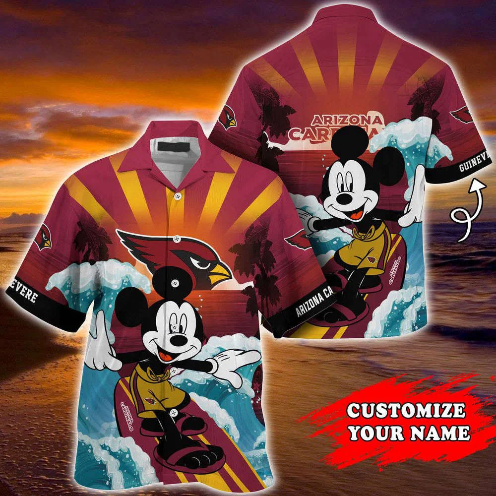 Arizona Cardinals NFL-Summer Customized Hawaii Shirt For Sports Fans HW0601