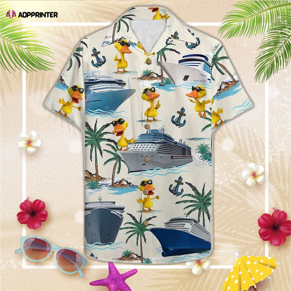 3D Cruising Ducks Hawaiian Shirt, Gift For Men Women HW0601