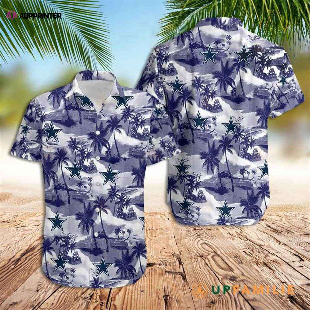 Dallas Hawaiian Shirt Nfl Dallas Cowboys Coconut Tree Best Hawaiian Shirts HW0601