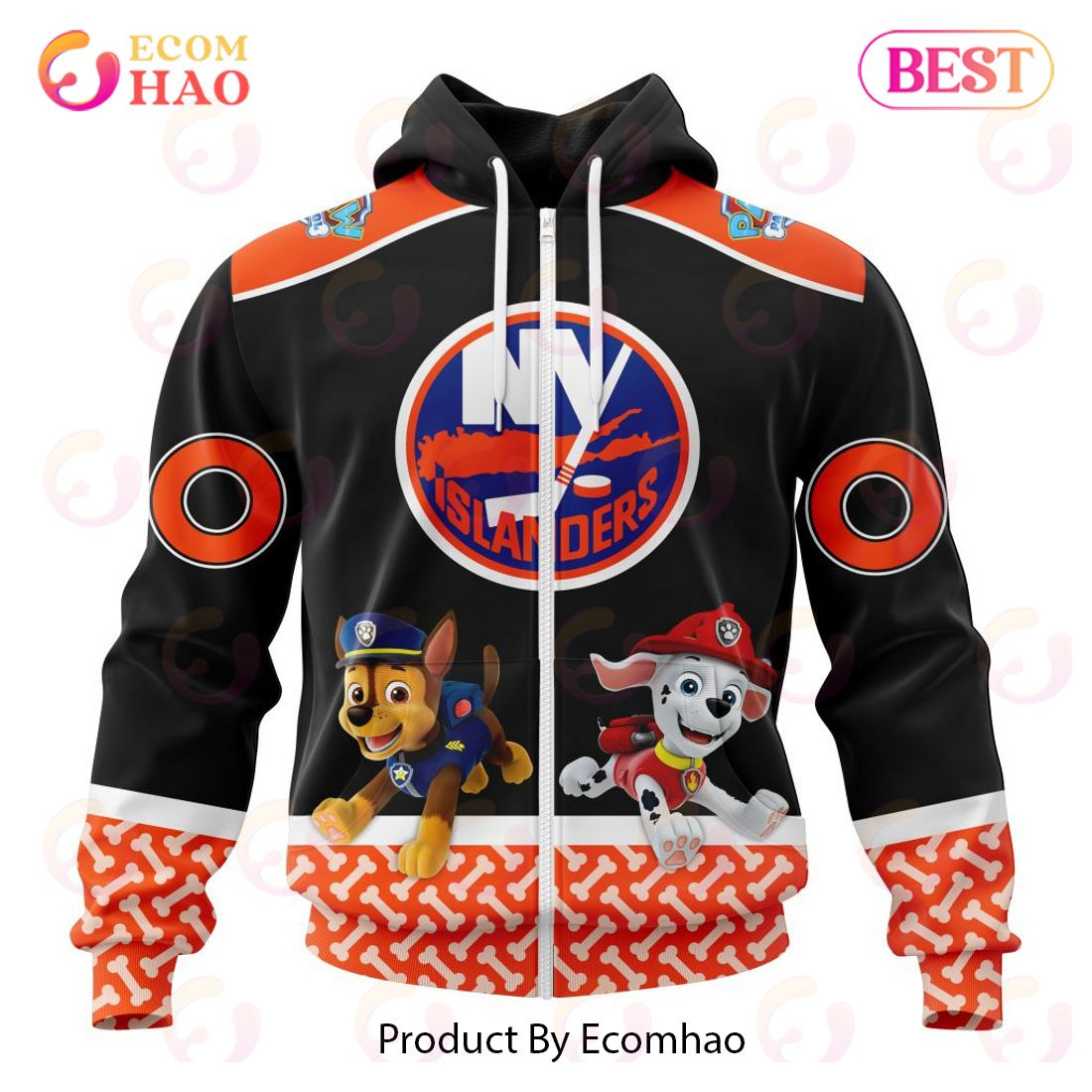 New York Islanders Special Paw Patrol Design 3D Hoodie, Zip Hoodie, Man - Women, Warm, Premium Quality HZ0501