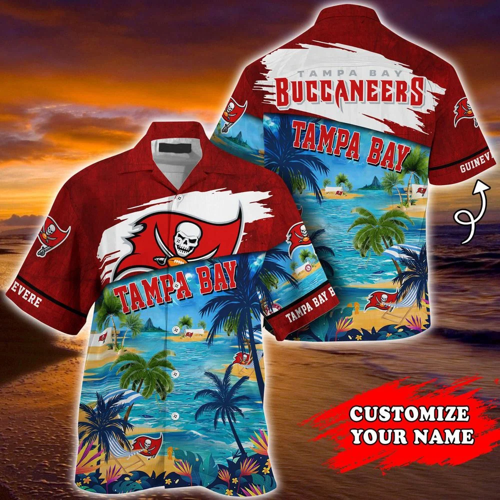 Tampa Bay Buccaneers NFL-Customized Summer Hawaii Shirt For Sports Fans HW0601