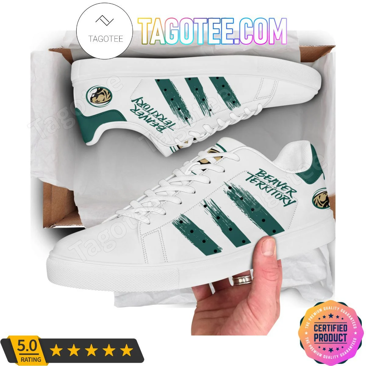 NCAA Bemidji State Beavers Limited Stan Smith Shoes , Trendy Style Sneakers ST0801