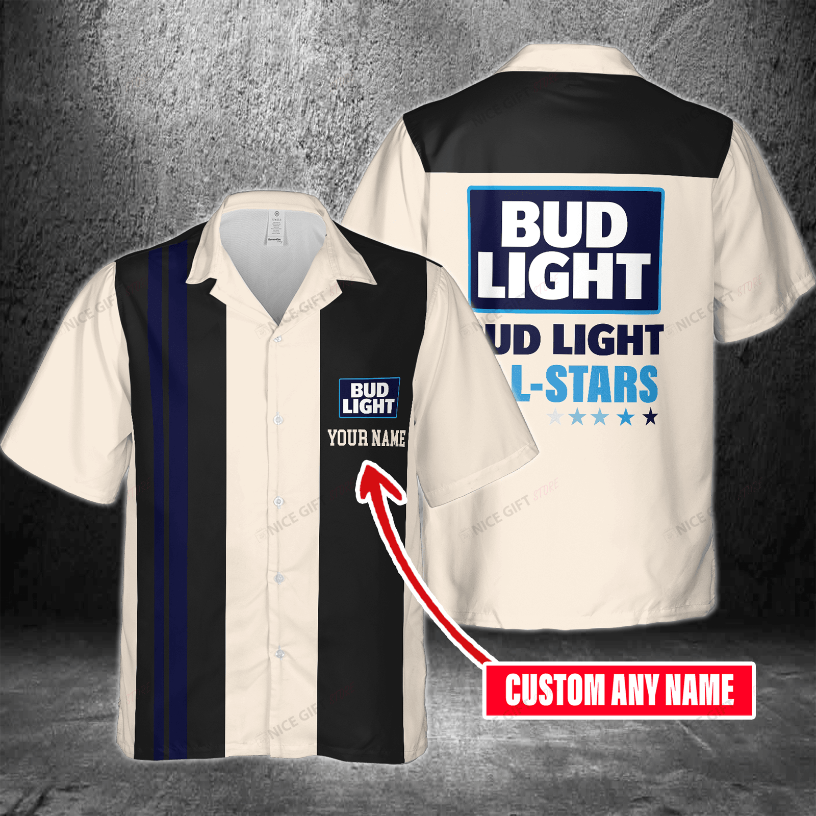 Bud Light Custom Name Hawaiian Shirt For Men And Women HW0601