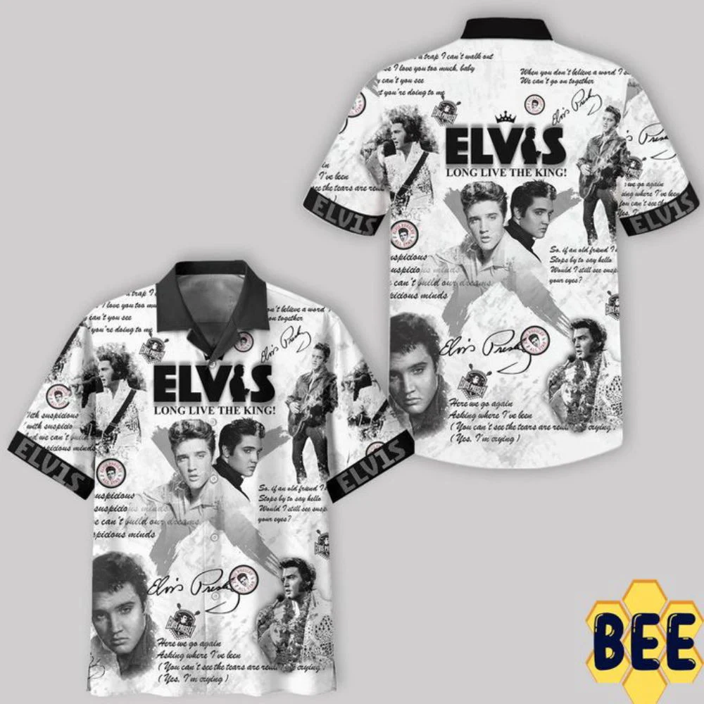 Elvis Presley Long Live The King Trending Hawaiian Shirt HW0601