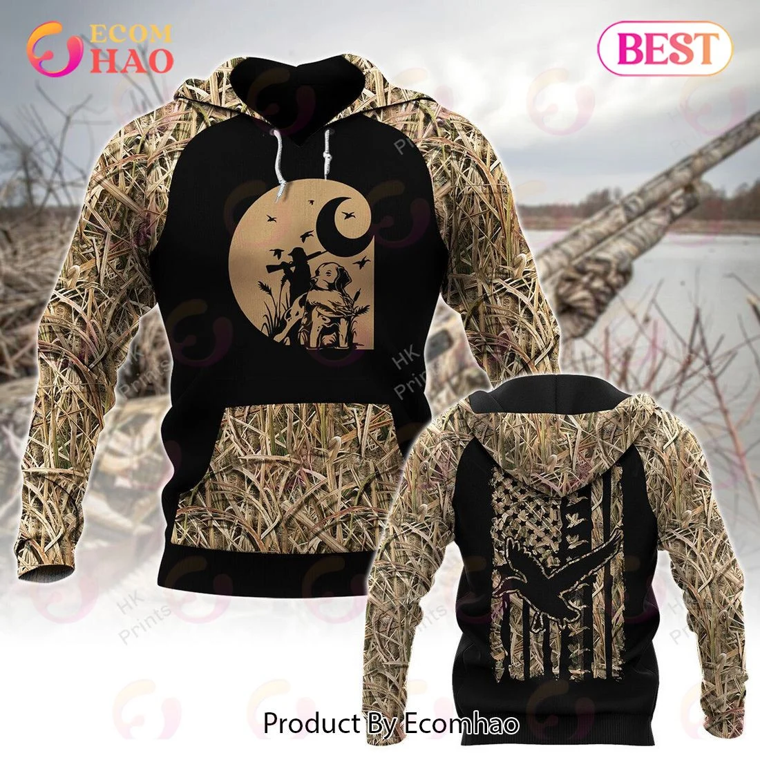CH Waterfowl Duck Hunting APPARELS 3D Hoodie, Zip Hoodie, Man - Women, Warm, Premium Quality HZ0501