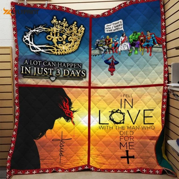 A Lot Can Happen In Justdays 3D Customized Quilt Blanket , Soft Quilt, King Size, All Season Cozy Quilt QB0901