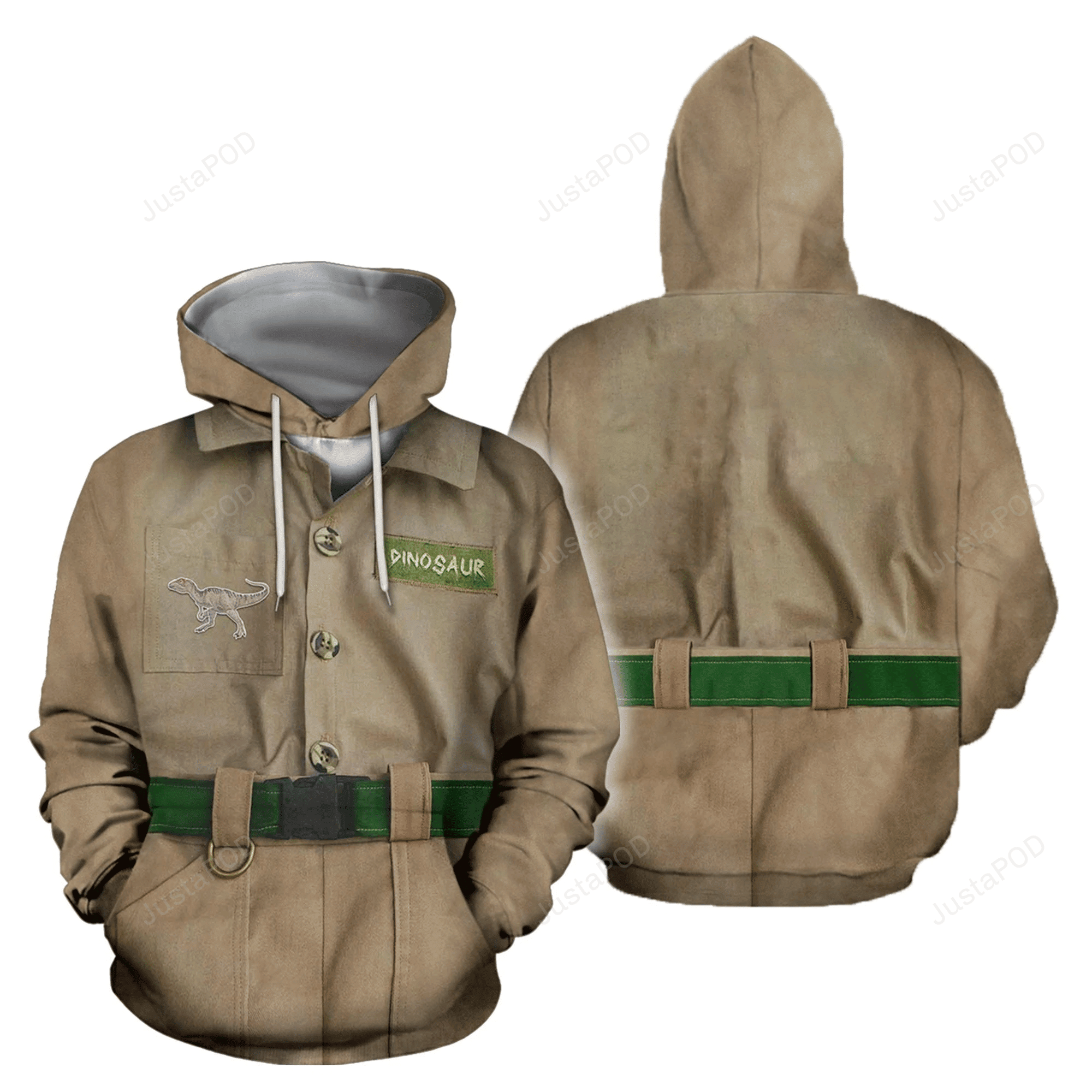 Dinosaur 3D All Over Printed Hoodie, Zip- Up Hoodie HZ0501