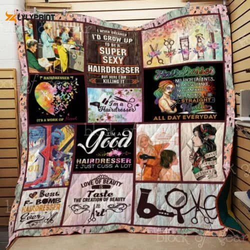 I M A Hairdresser 3D Customized Quilt , Soft Quilt, King Size, All Season Cozy Quilt QB0901