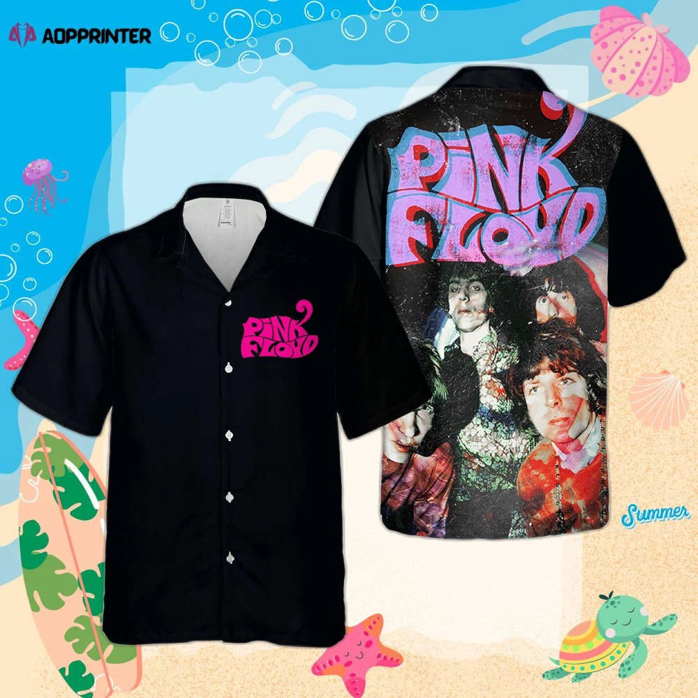 Pink Floyd Merch Poster Music Cuban Shirt Premium Hawaiian Shirt HW0601