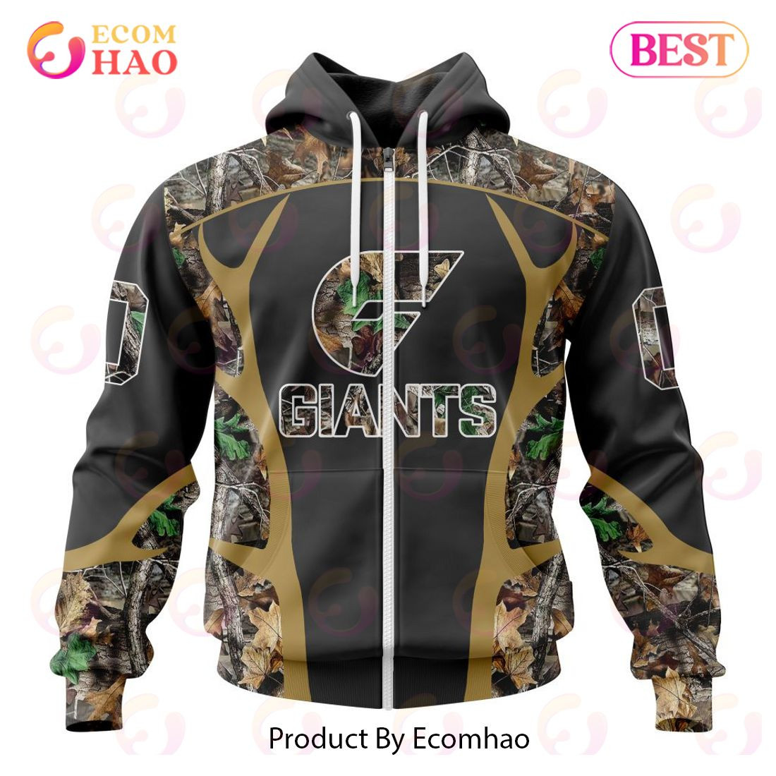 AFL Greater Western Sydney Giants Special Camo Hunting Design 3D Hoodie, Zip Hoodie, Man - Women, Warm, Premium Quality HZ0501