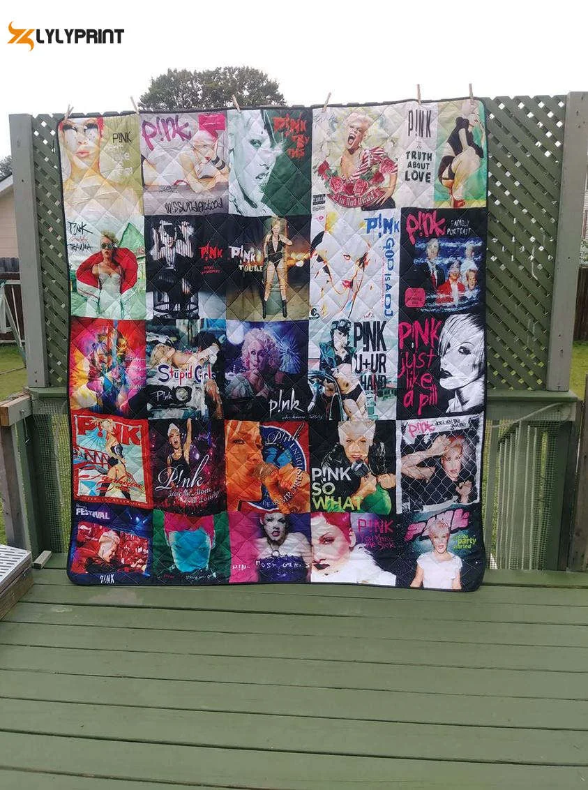 Pnk Quilt Blanket For Fans Home Decor Gift v , Soft Quilt, King Size, All Season Cozy Quilt QB0901