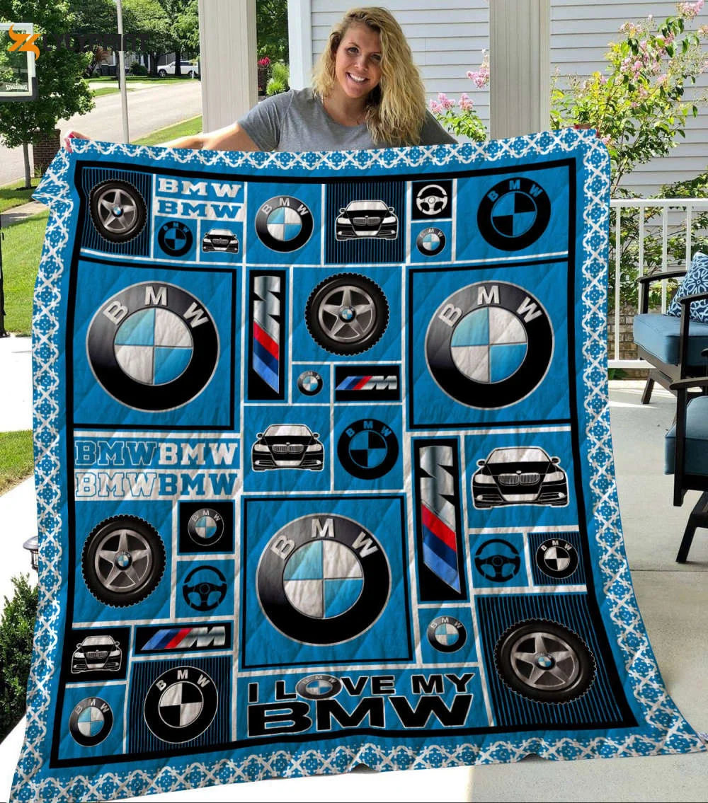 BMW Quilt Blanket For Fans Home Decor Gift , Soft Quilt, King Size, All Season Cozy Quilt QB0901