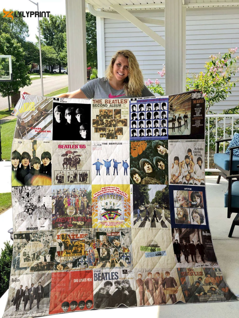 The Beatles 1 Quilt Blanket For Fans Home Decor Gift , Soft Quilt, King Size, All Season Cozy Quilt QB0901