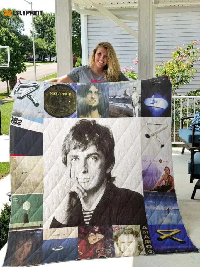 Mike Oldfield Quilt Blanket For Fans Home Decor Gift , Soft Quilt, King Size, All Season Cozy Quilt QB0901