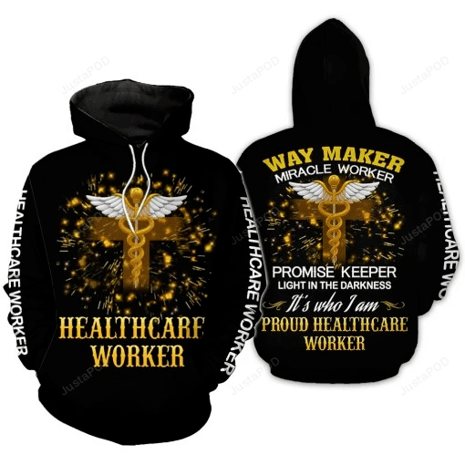 Healthcare Worker 3D All Over Print Hoodie, Zip-up Hoodie HZ0501