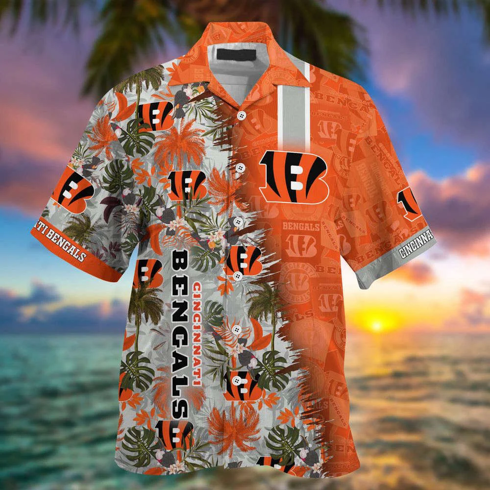 Cincinnati Bengals NFL-Summer Hawaii Shirt And Shorts For Your Loved Ones HW0601