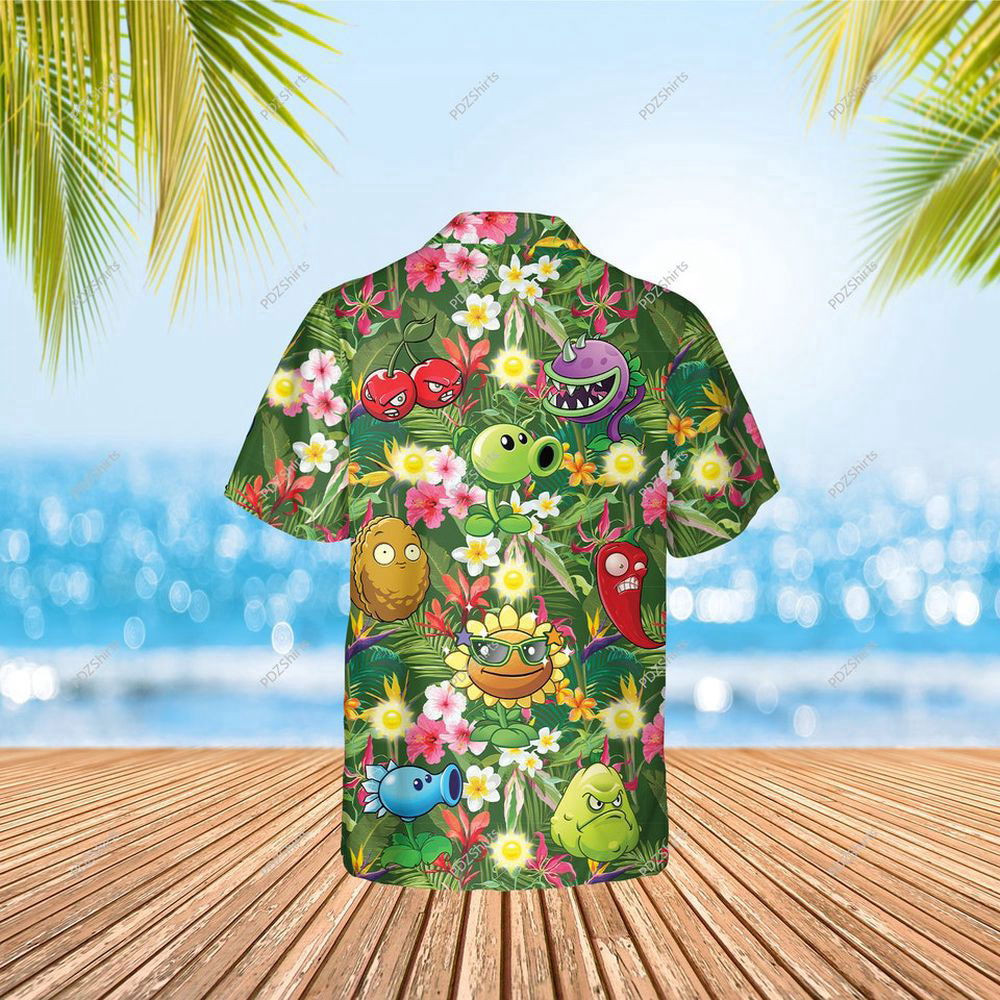 Plants vs Zombies Hawaiian Shirt, Gift For Men Women HW0601