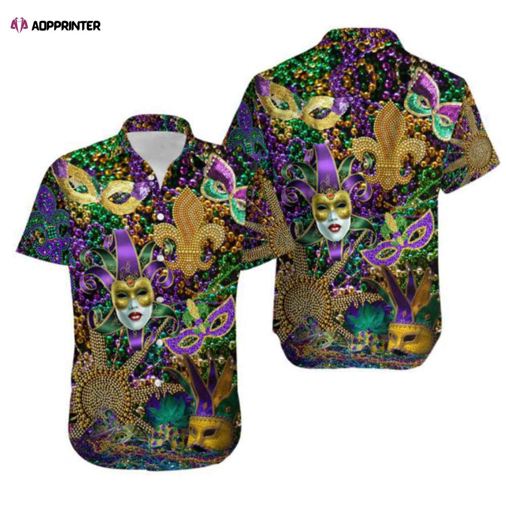 Happy Mardi Gras Hawaiian Shirt HW0601