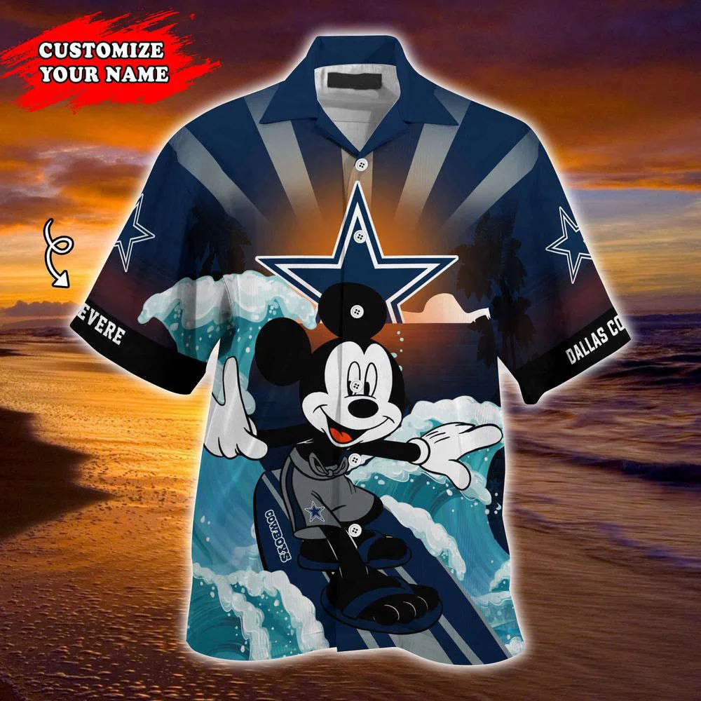 Dallas Cowboys NFL-Summer Customized Hawaii Shirt For Sports Fans HW0601