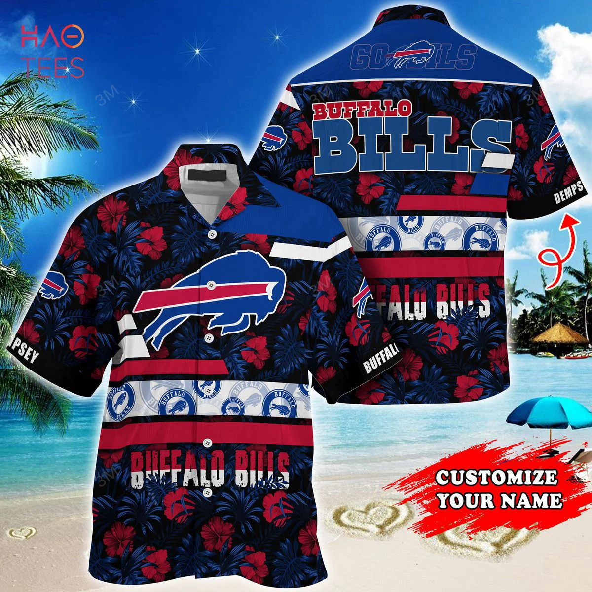 Dark New Buffalo Bills NFL-Super Hawaiian Shirt Summer Hot Gift HW0601