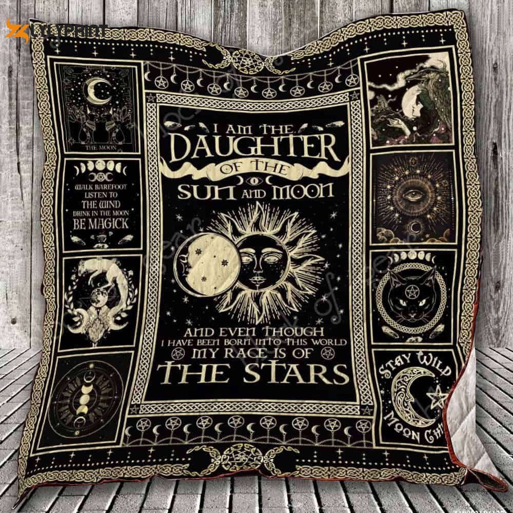 Daughter Of The Sun And Moon 3D Customized Quilt , Soft Quilt, King Size, All Season Cozy Quilt QB0901