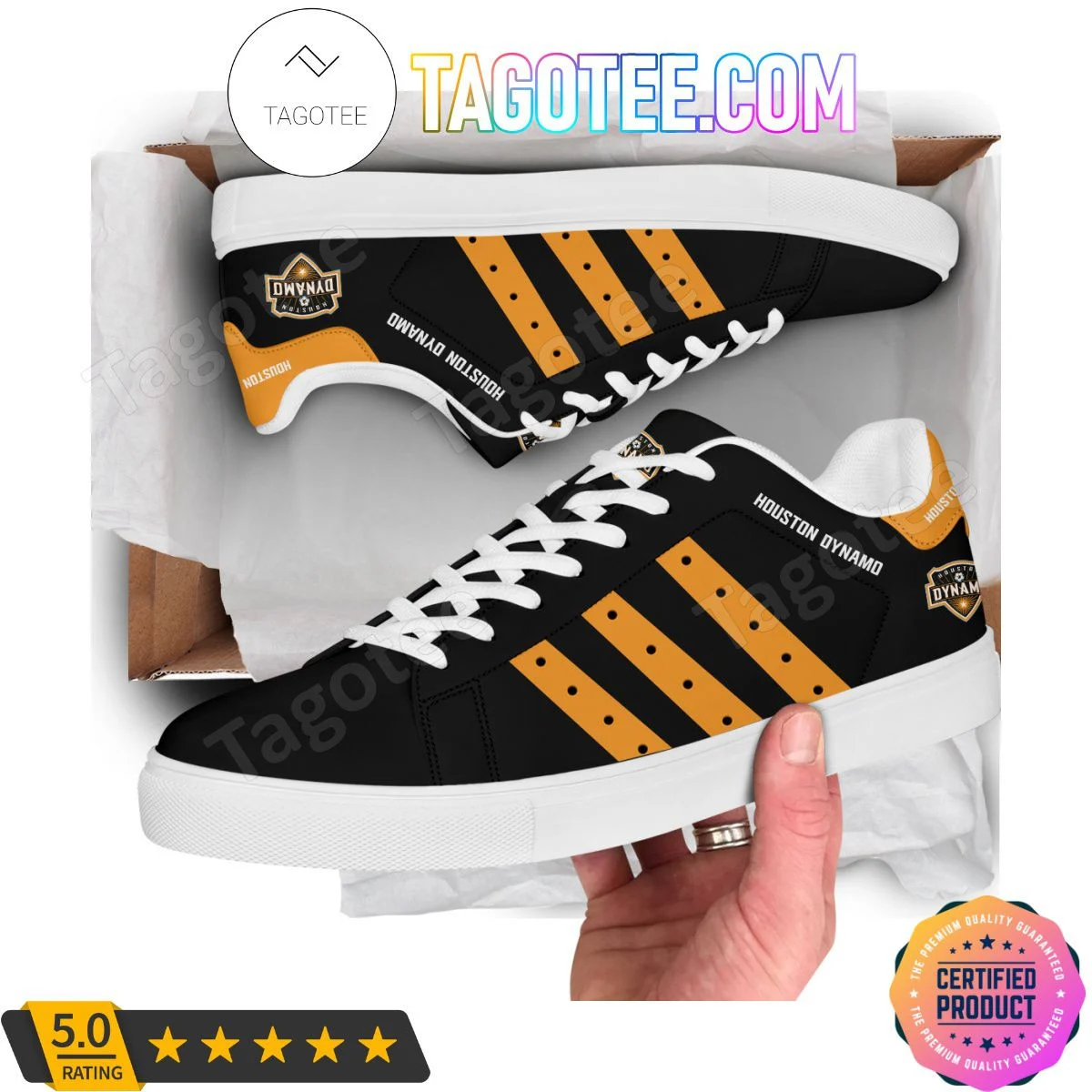 Custom MLS Houston Dynamo Stan Smith Shoes, Trendy Style Sneakers ST0801